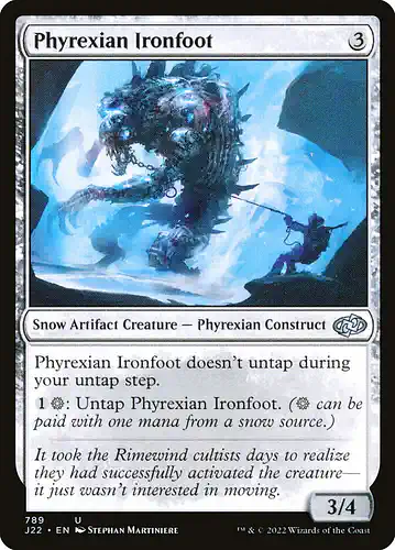 Phyrexian Ironfoot - j22 Spoiler