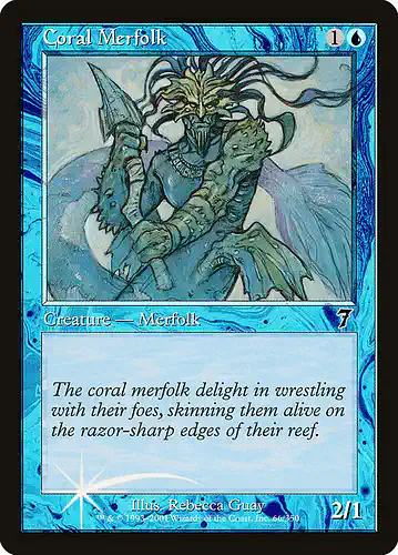 Coral Merfolk - 7ed Spoiler