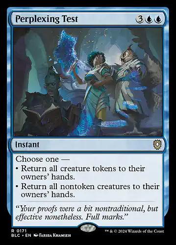Perplexing Test - blc Spoiler