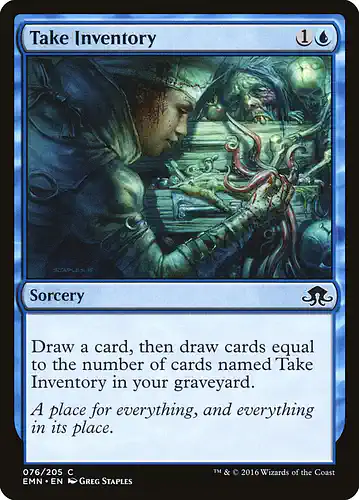 Take Inventory - emn Spoiler