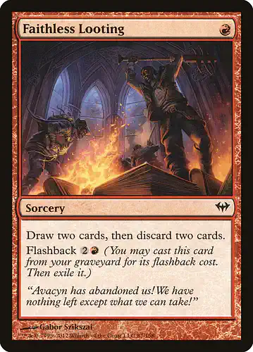 Faithless Looting - dka Spoiler