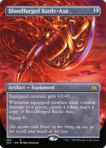Bloodforged Battle-Axe - 2x2 Spoiler