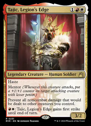 Tajic, Legion's Edge - rvr Spoiler