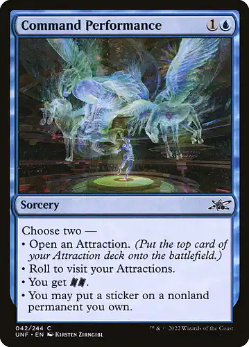 Command Performance - unf Spoiler