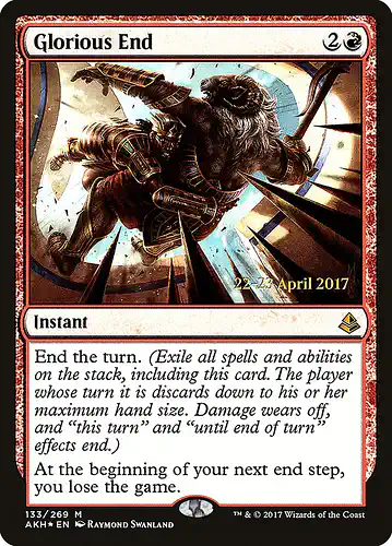 Glorious End - akh Spoiler