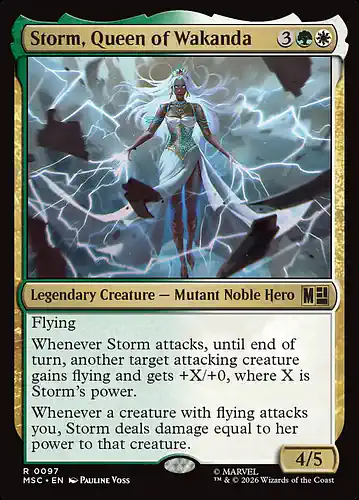 Storm, Queen of Wakanda - msc Spoiler