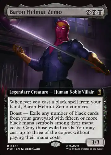 Baron Helmut Zemo - msh Spoiler