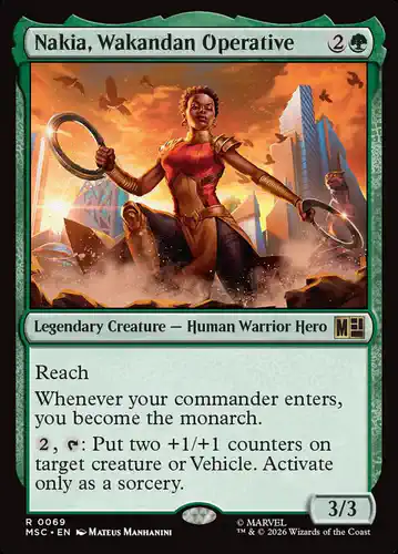 Nakia, Wakandan Operative - msc Spoiler