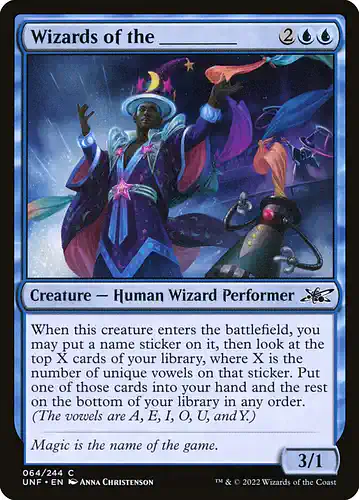 Wizards of the _____ - unf Spoiler