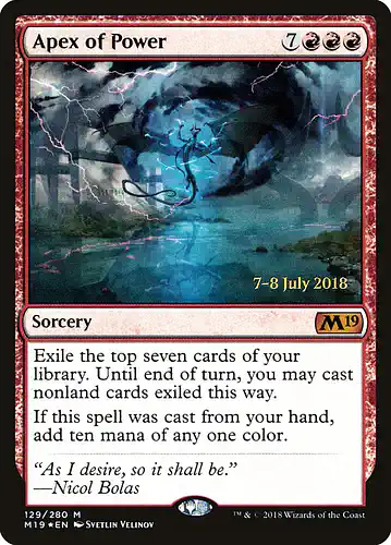 Apex of Power - m19 Spoiler