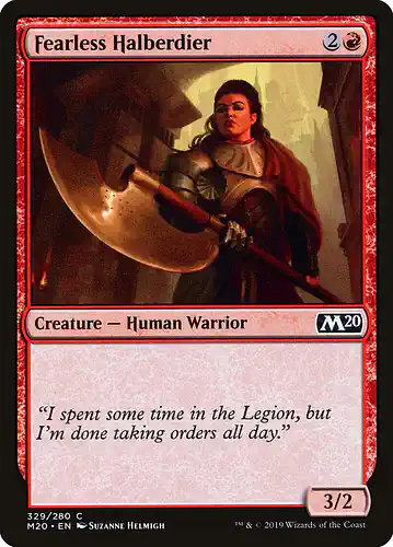 Fearless Halberdier - m20 Spoiler