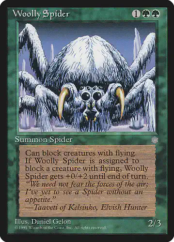 Woolly Spider - ice Spoiler