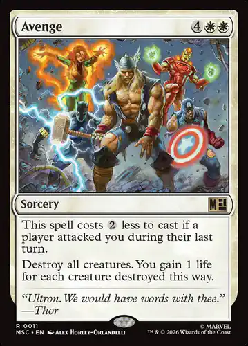 Avenge - msc Spoiler