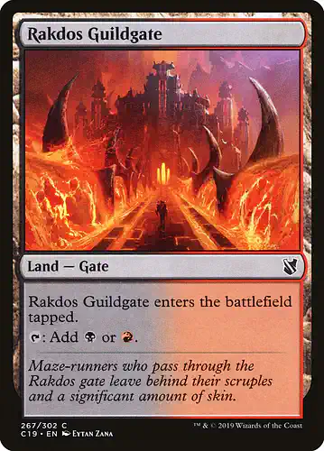 Rakdos Guildgate - c19 Spoiler