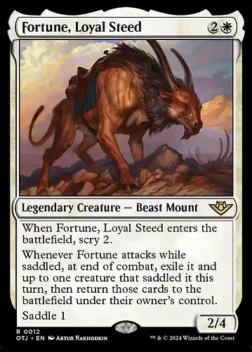 Fortune, Loyal Steed - otj Spoiler