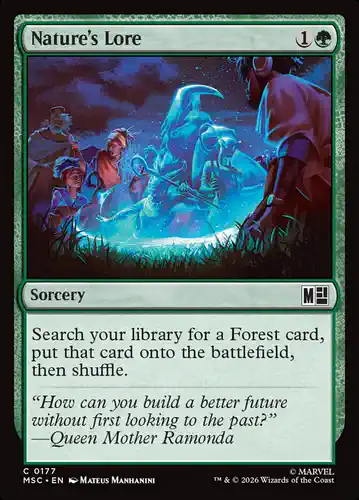 Nature's Lore - msc Spoiler