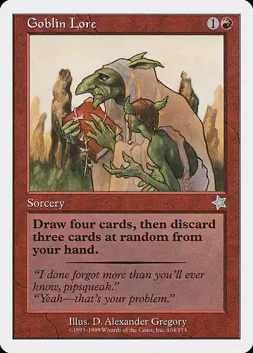 Goblin Lore - s99 Spoiler