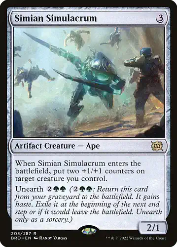 Simian Simulacrum - bro Spoiler