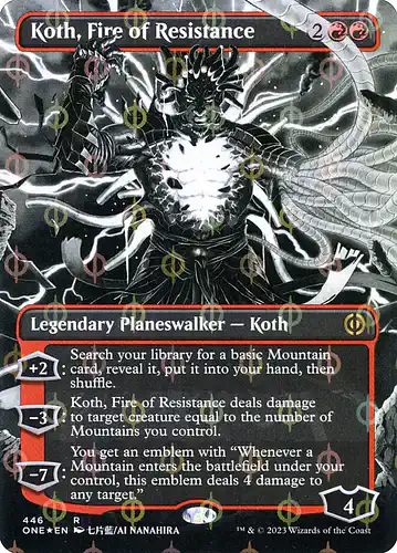 Koth, Fire of Resistance - one Spoiler