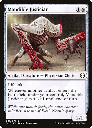 Mandible Justiciar - one Spoiler