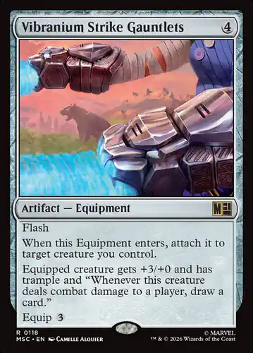 Vibranium Strike Gauntlets - msc Spoiler