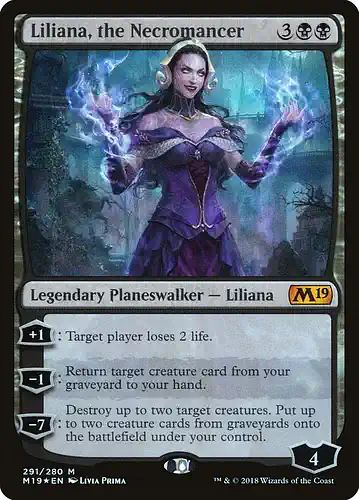 Liliana, the Necromancer - m19 Spoiler