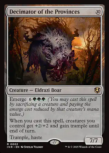 Decimator of the Provinces - inr Spoiler