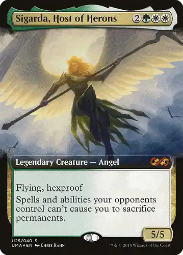 Sigarda, Host of Herons - uma Spoiler