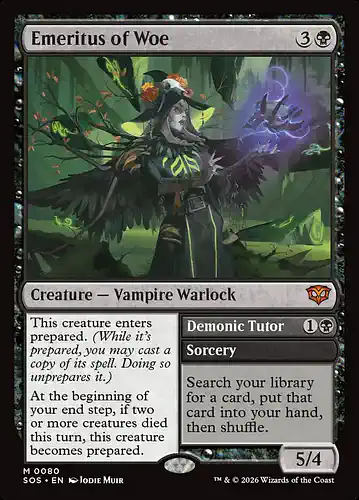 Emeritus of Woe - sos Spoiler