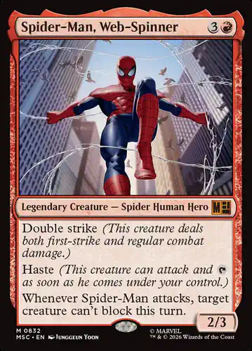 Spider-Man, Web-Spinner - msc Spoiler