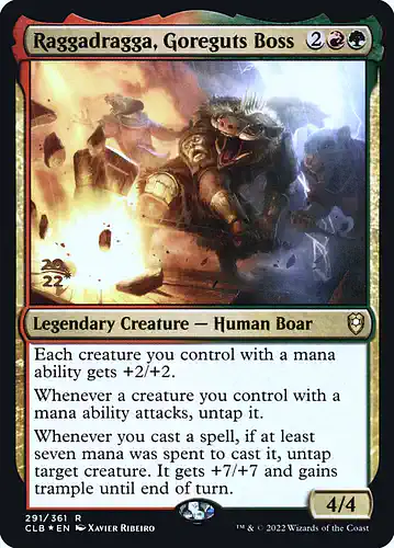 Raggadragga, Goreguts Boss - clb Spoiler