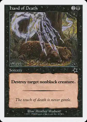 Hand of Death - s99 Spoiler