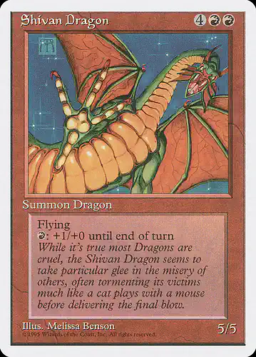 Shivan Dragon - 4ed Spoiler