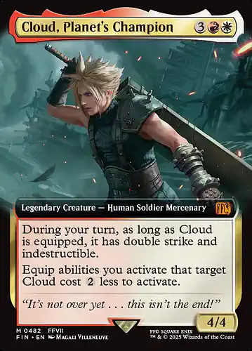 Cloud, Planet's Champion - fin Spoiler