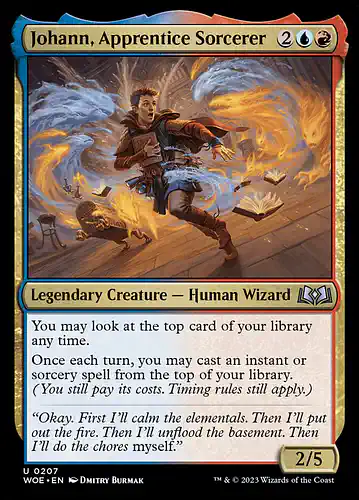 Johann, Apprentice Sorcerer - woe Spoiler