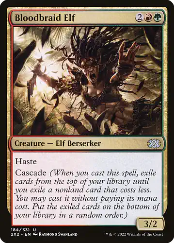 Bloodbraid Elf - 2x2 Spoiler