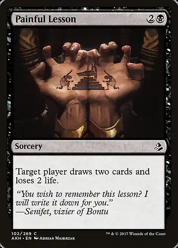 Painful Lesson - akh Spoiler