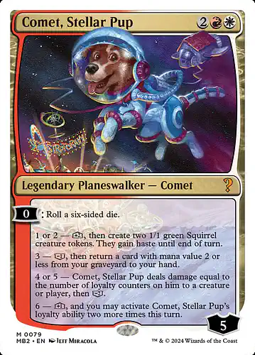 Comet, Stellar Pup - mb2 Spoiler