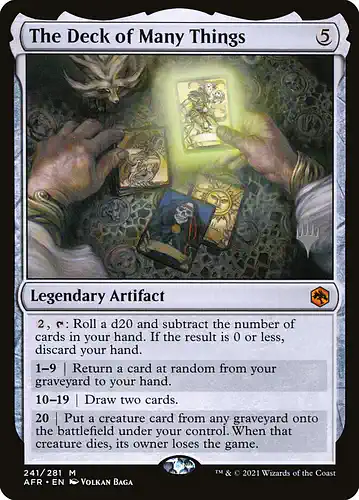 The Deck of Many Things - afr Spoiler