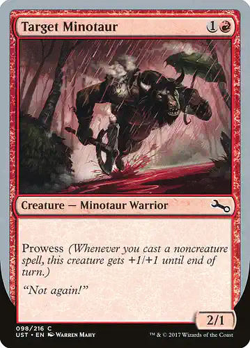 Target Minotaur - ust Spoiler