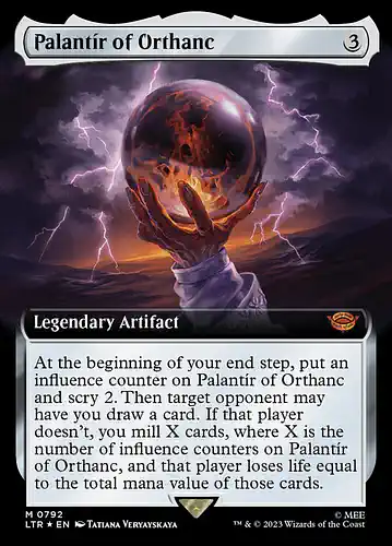 Palantír of Orthanc - ltr Spoiler