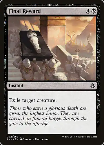 Final Reward - akh Spoiler