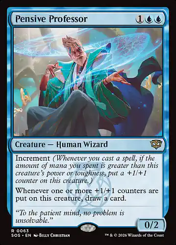 Pensive Professor - sos Spoiler