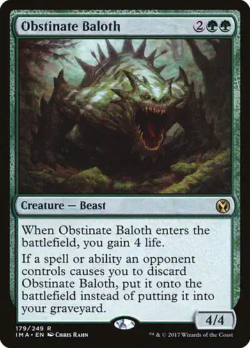 Obstinate Baloth - ima Spoiler