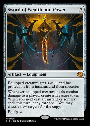 Sword of Wealth and Power - big Spoiler
