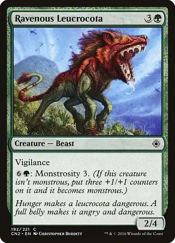 Ravenous Leucrocota - cn2 Spoiler