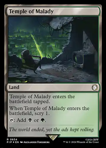 Temple of Malady - pip Spoiler