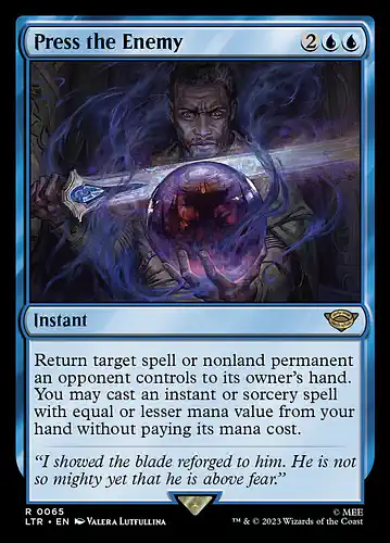 Press the Enemy - ltr Spoiler