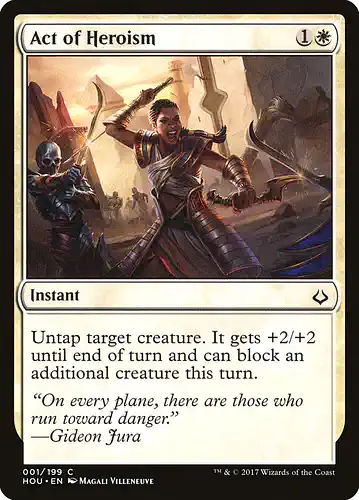 Act of Heroism - hou Spoiler