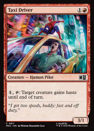 Taxi Driver - msc Spoiler